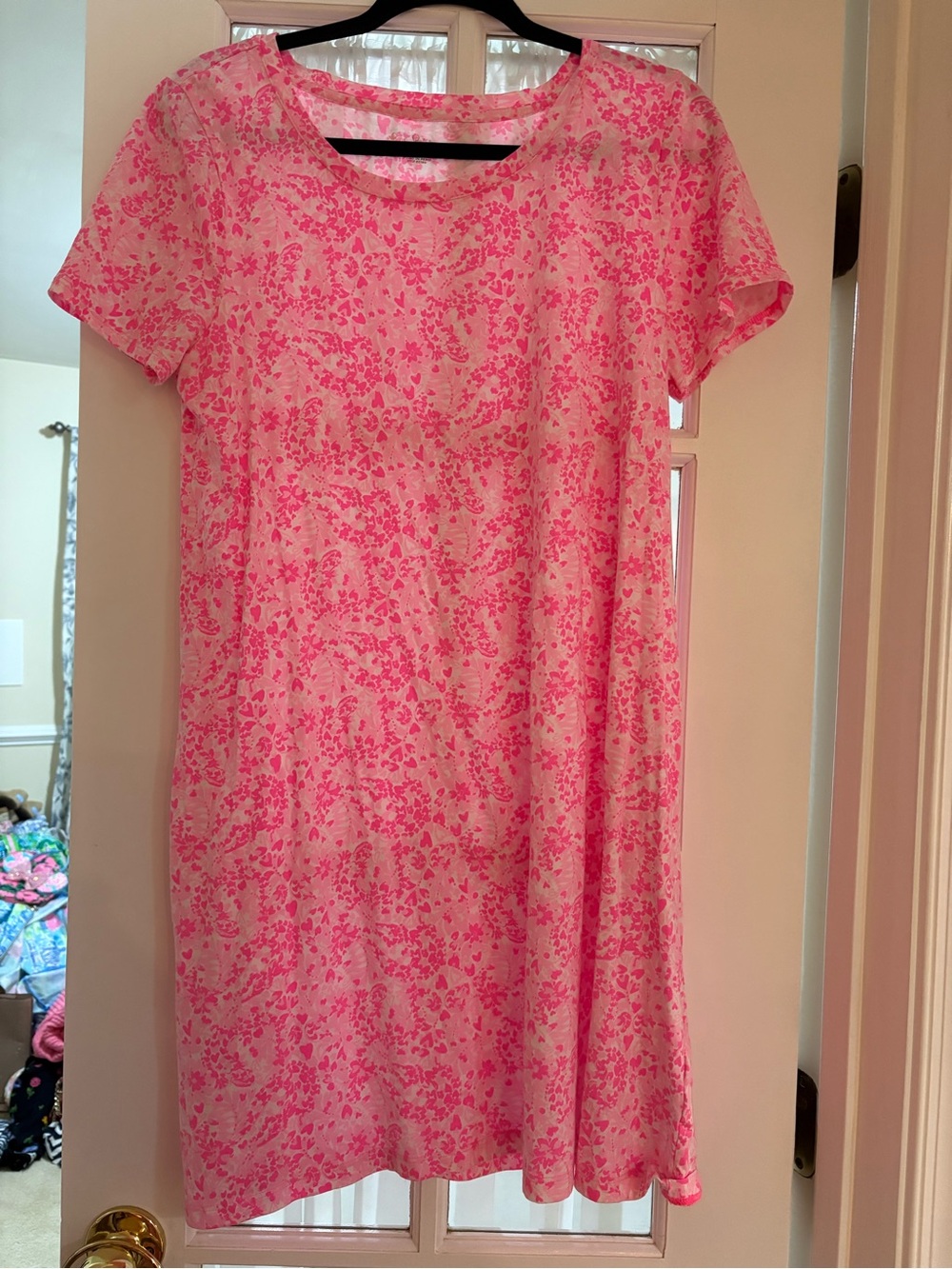 Lilly Pulitzer Pink Floral Cody Shift Dress